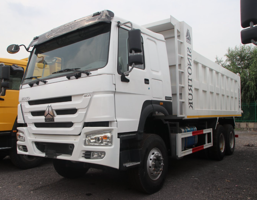 Howo371 Dump Trucks Large Pump Engine