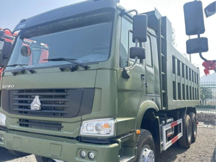 The Howo 371 dump truck