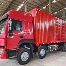 Used HOWO 12 Wheels Box Trucks