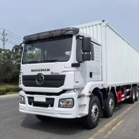 Used SHACMAN 12 Wheels Box Trucks